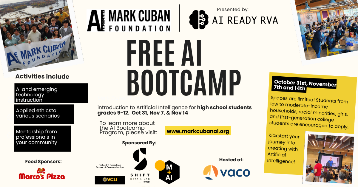 Mark Cuban Foundation AI Bootcamp Returns to Richmond